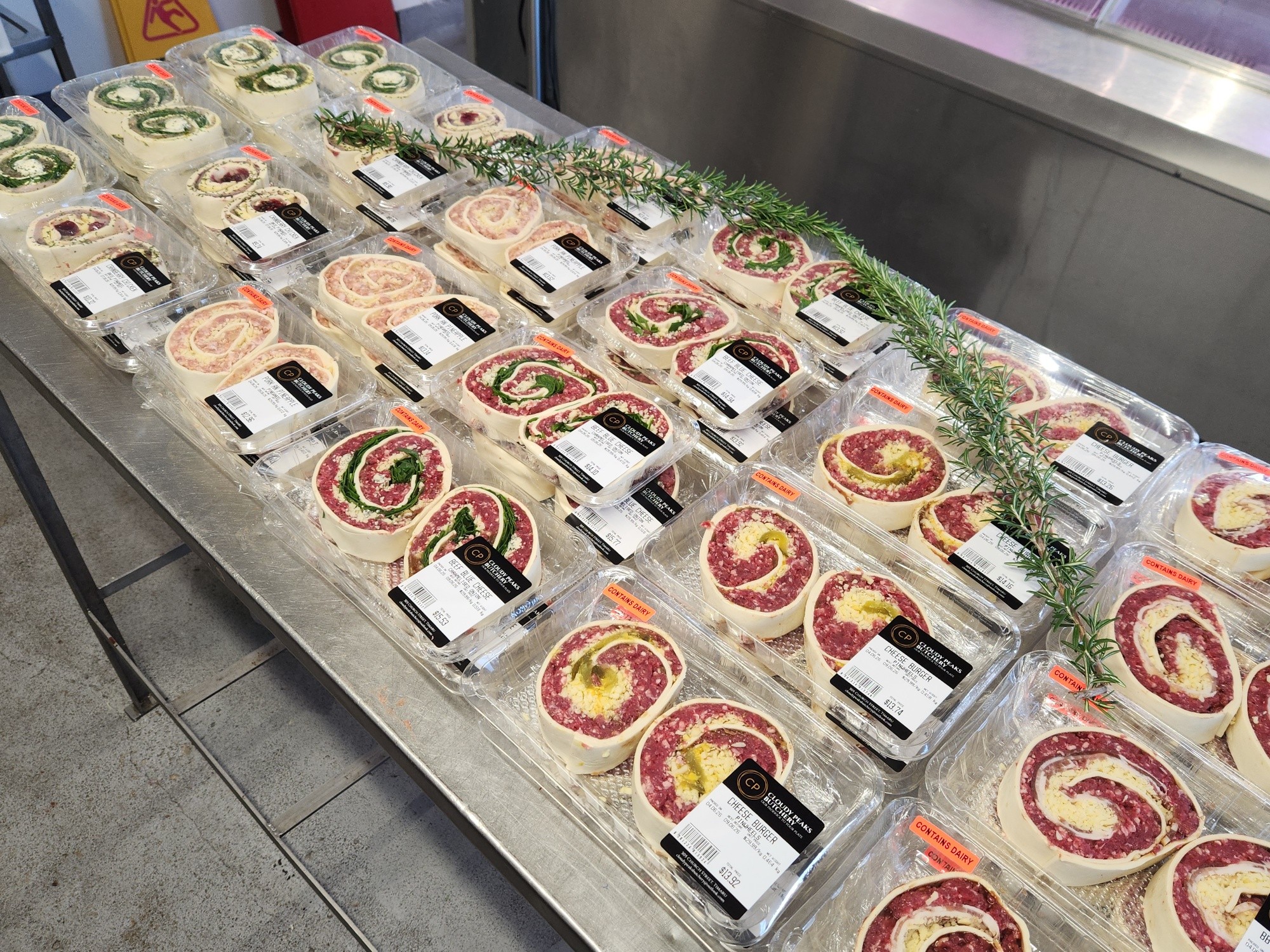 Gourmet stuffed pinwheels